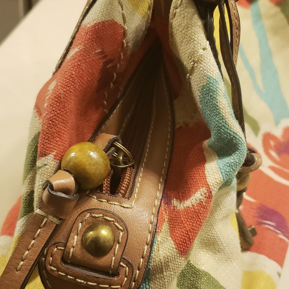 Fossil canvas handbag/shoulder bag. - Picture 2 of 8